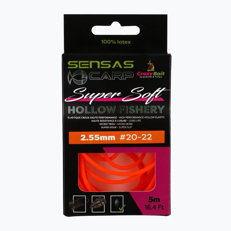 Sensas Hollow Fishery Super Soft 2,55 mm ammortizzatore per asta rosso