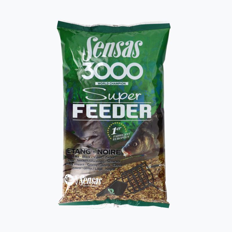 Sensas 3000 Super Feeder Lago Nero per la pesca con esche artificiali