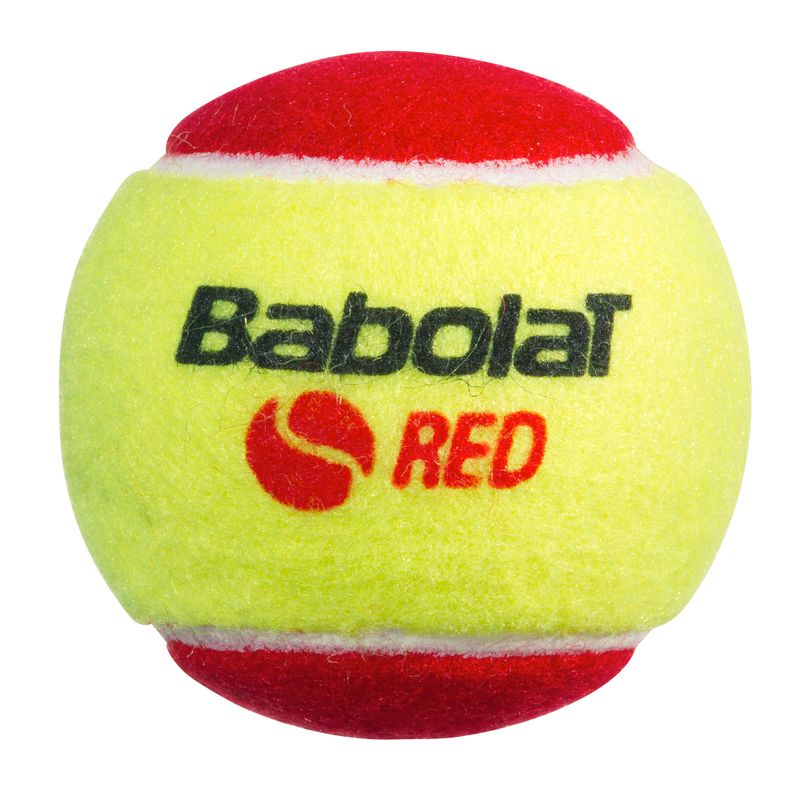 Palline da tennis Babolat in feltro rosso 3 pz. giallo 2