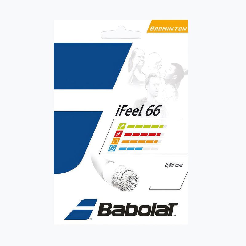 Corda per tennis Babolat bad.iFEEL 10,2M white