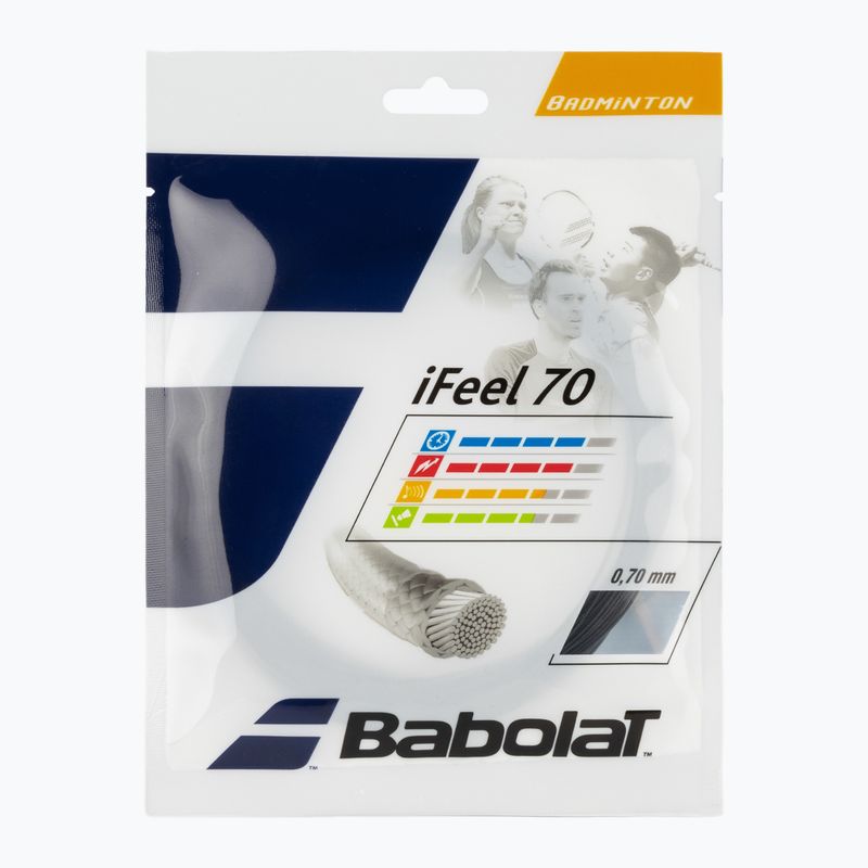 Corda per tennis Babolat bad.iFEEL 10,2M black