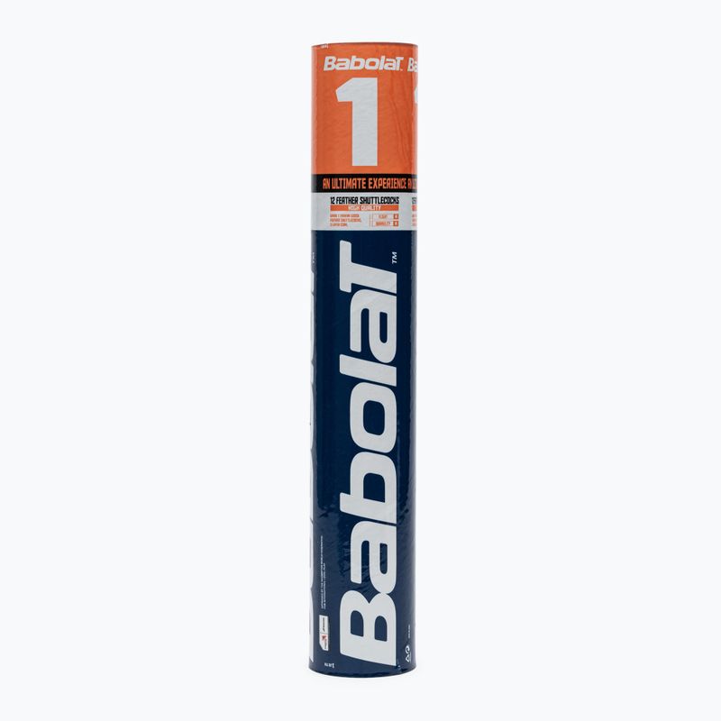 Volani Babolat per badminton 1 12 pezzi bianchi.