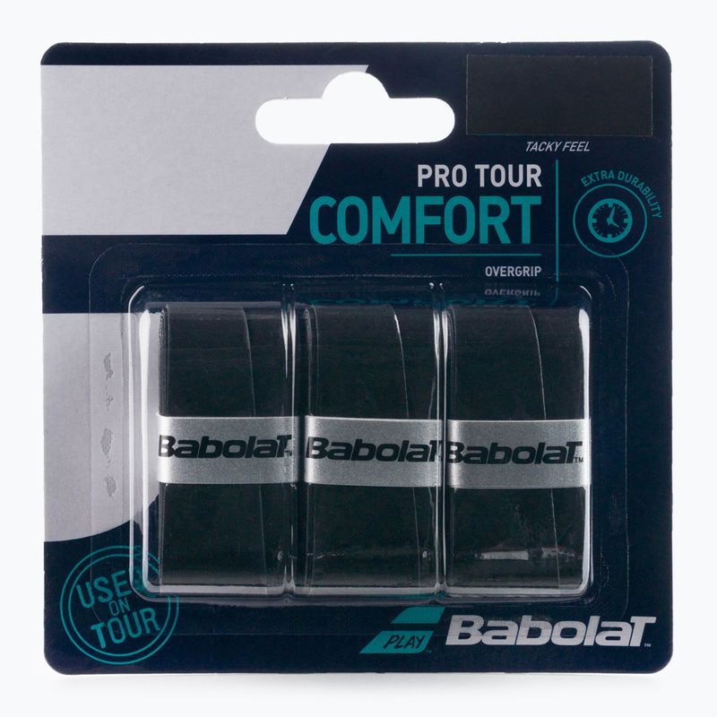 Racchette da tennis Babolat Pro Tour 3 pezzi nere.