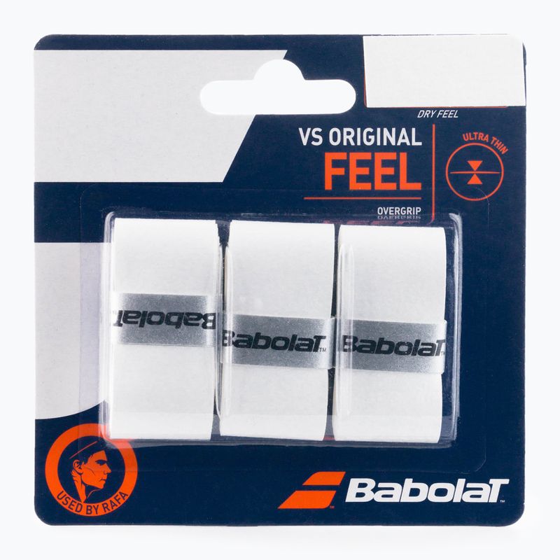 Babolat Vs Original Racchette per racchette da tennis 3 pezzi bianco.
