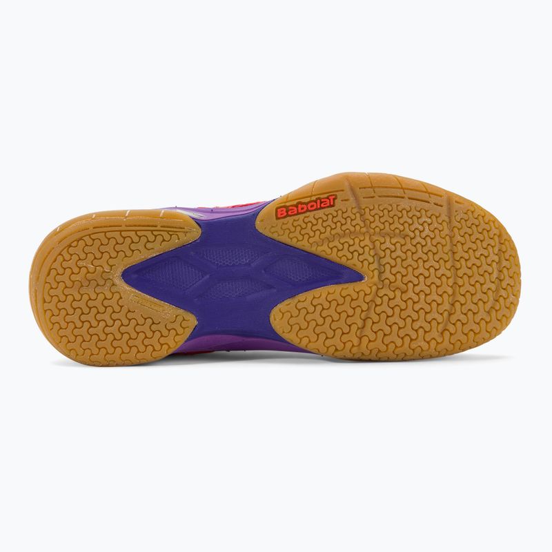 Scarpe da badminton da donna Babolat 18 Shadow Team rosa/viola 6
