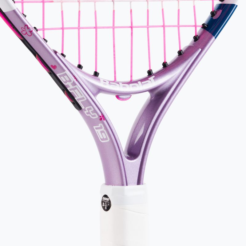 Racchetta da tennis Babolat B Fly 19 per bambini viola/blu/bianco/rosa 5