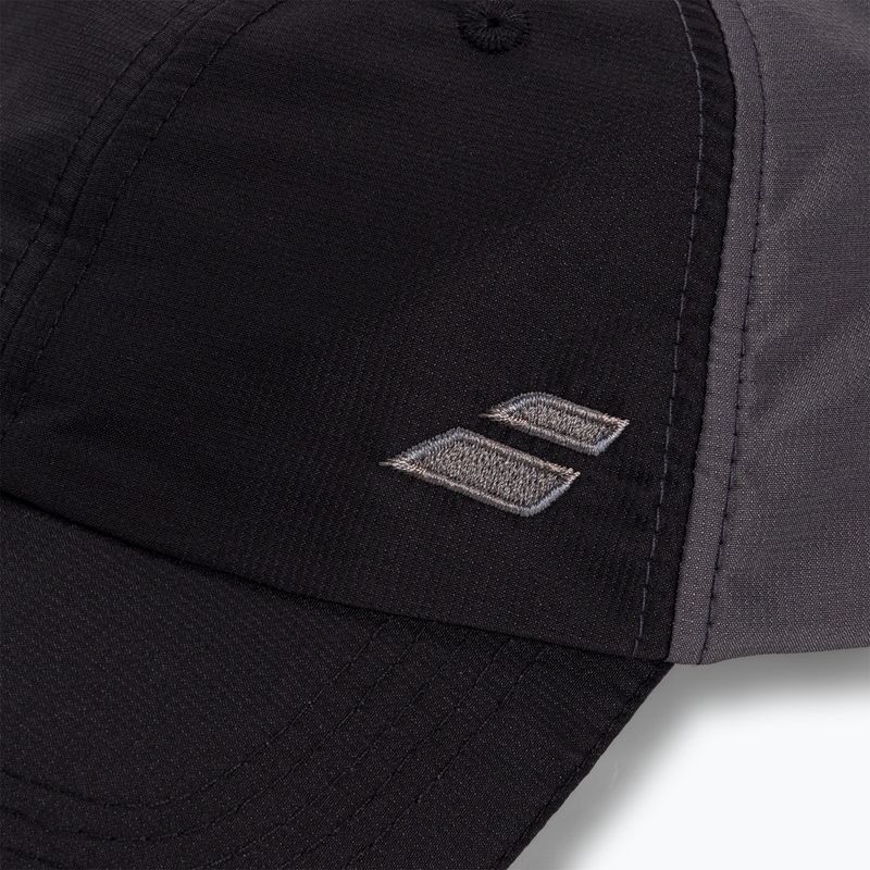 Cappello da baseball Babolat Basic Logo nero/nero 5