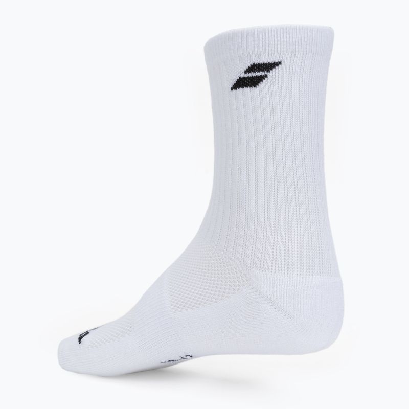 Calzini Babolat 5UA1371 3 paia bianco/bianco 2