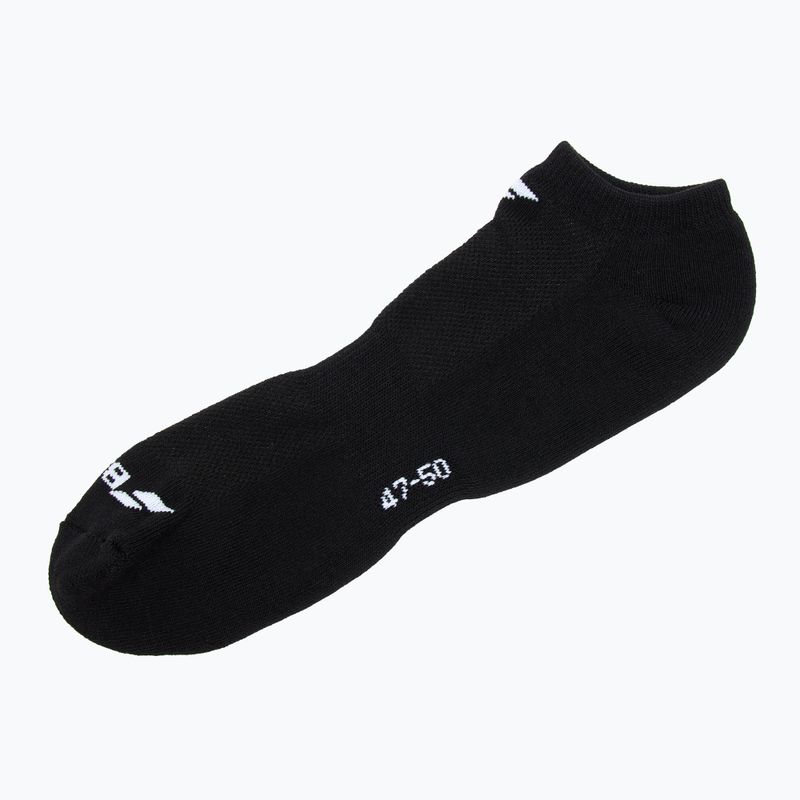 Babolat Calzini invisibili 3 paia nero/nero 2