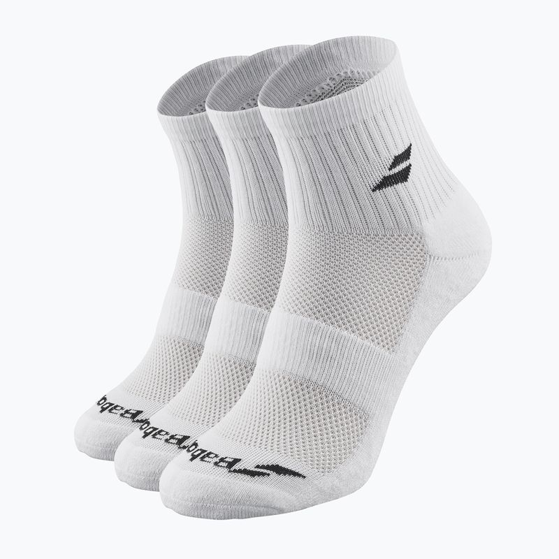 Calzini Babolat Quarter 3 Pack bianco/bianco