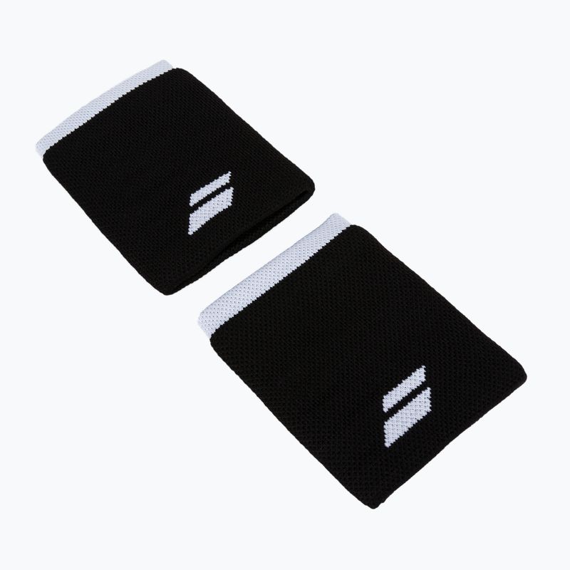 Polsino Babolat Logo Jumbo 2 pezzi nero/bianco