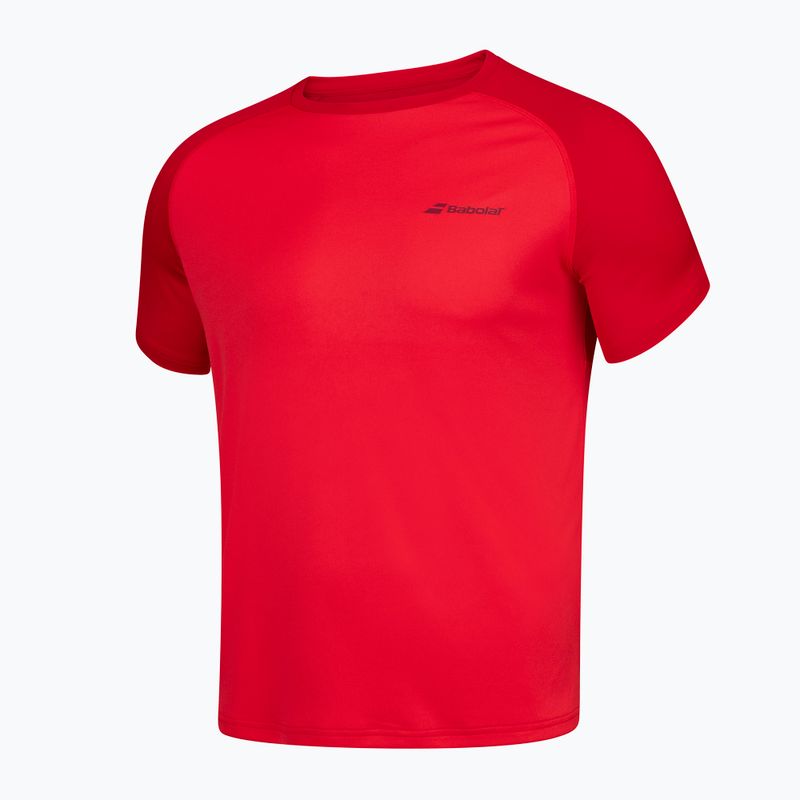 Maglietta da tennis da uomo Babolat Play Crew Neck rosso pomodoro 2