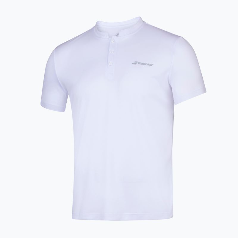 Polo da tennis da uomo Babolat Play Polo bianco/bianco 2