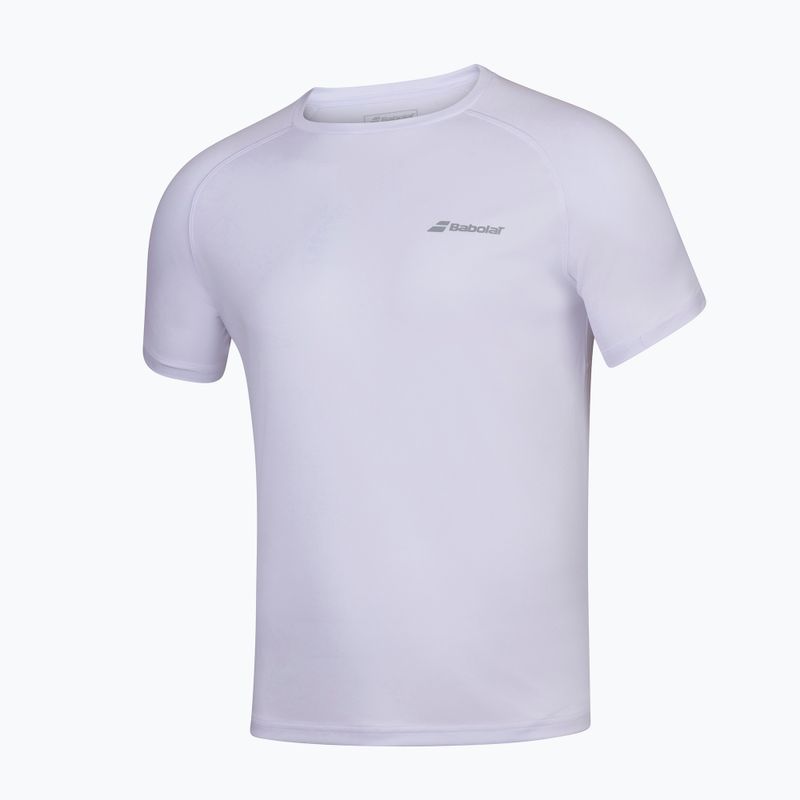Babolat Play Crew Neck maglia da tennis per bambini bianco/bianco 2