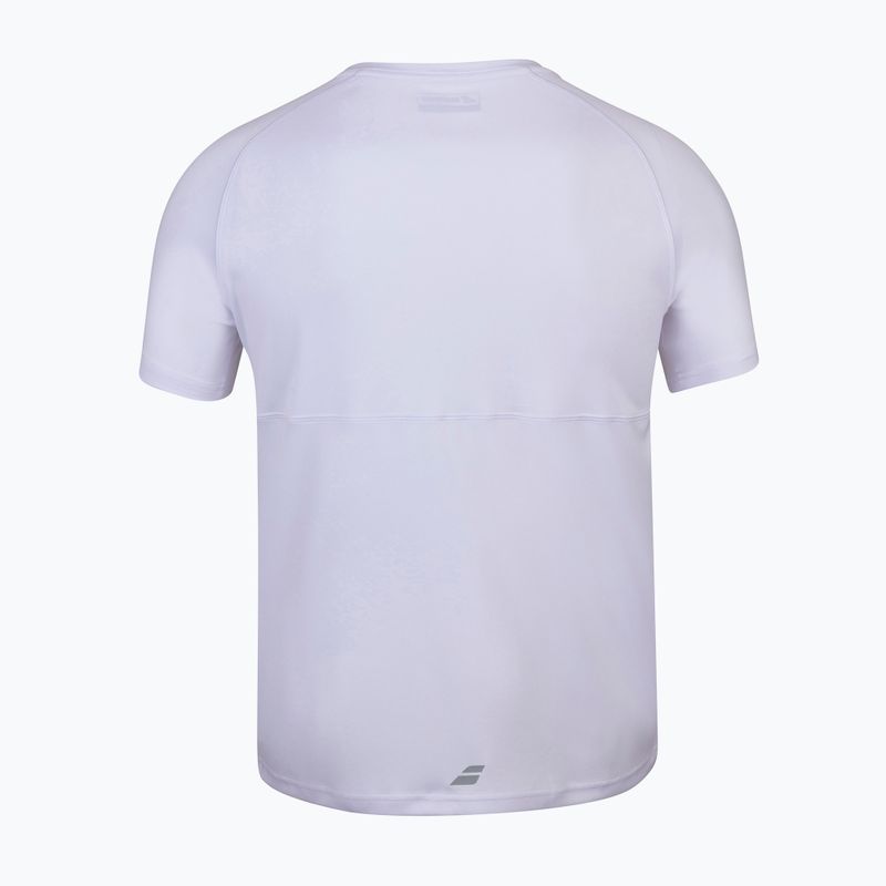 Babolat Play Crew Neck maglia da tennis per bambini bianco/bianco 3
