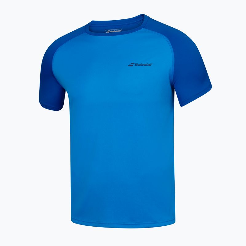 Maglietta da tennis Babolat da bambino Play Crew Neck blu aster 2