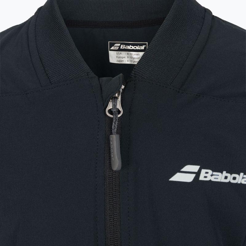 Felpa da tennis Babolat Play bambino nero/nero 4