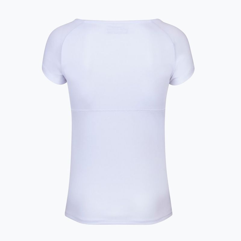 Maglietta da tennis Babolat donna Play Cap Sleeve bianco/bianco 2