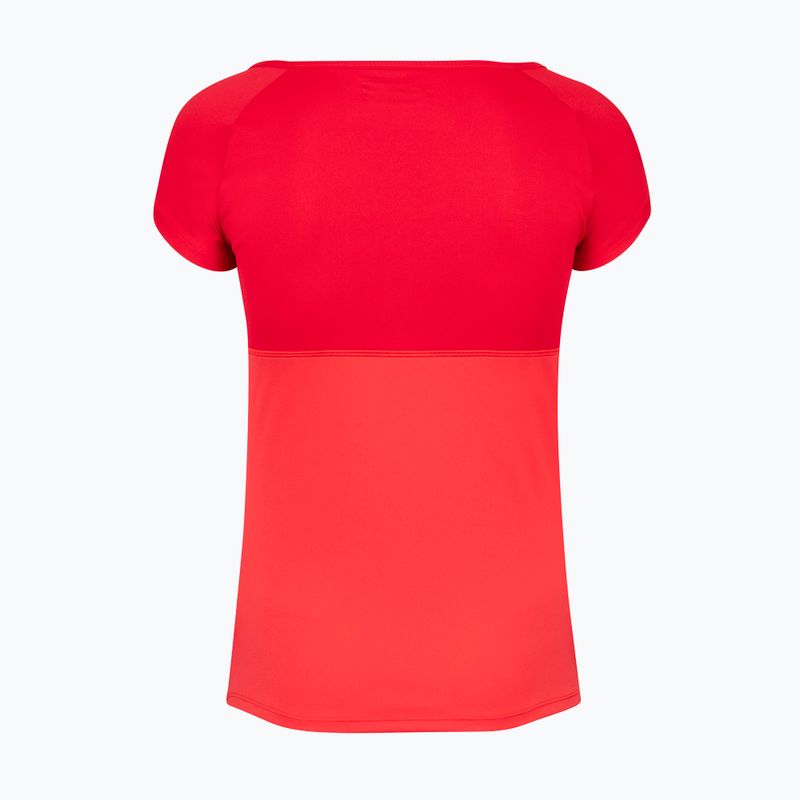 Maglietta da tennis Babolat donna Play Cap Sleeve rosso pomodoro 3