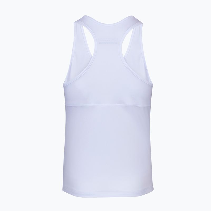 Maglietta da tennis Babolat da donna Play bianco/bianco 2