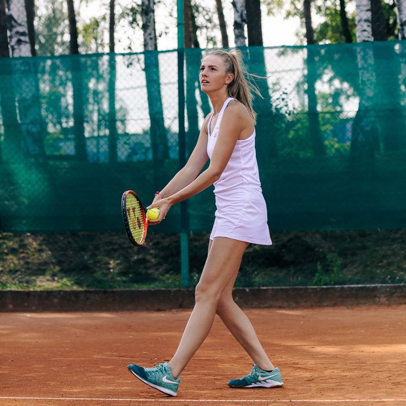 Maglietta da tennis Babolat da donna Play bianco/bianco 6