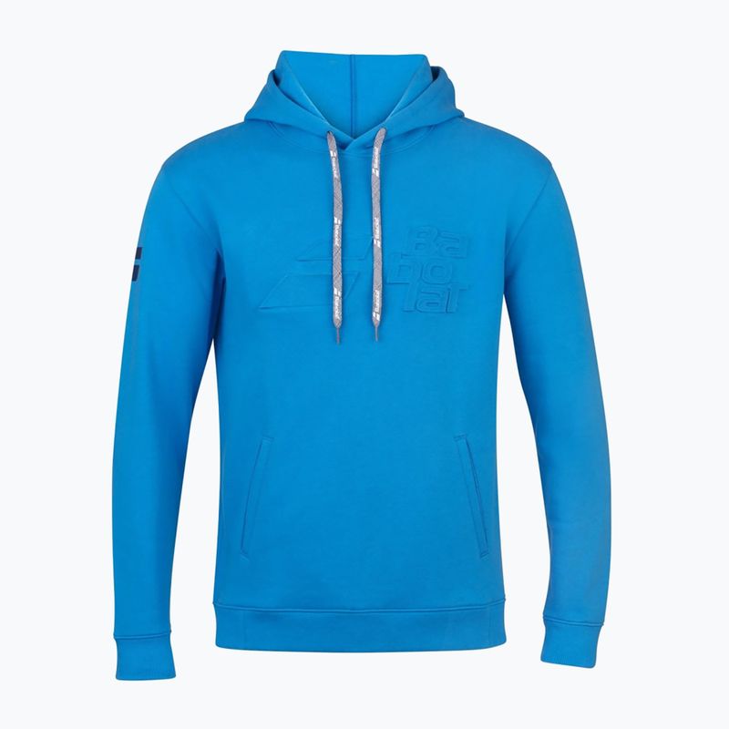 Felpa con cappuccio Babolat Exercise Uomo blu aster