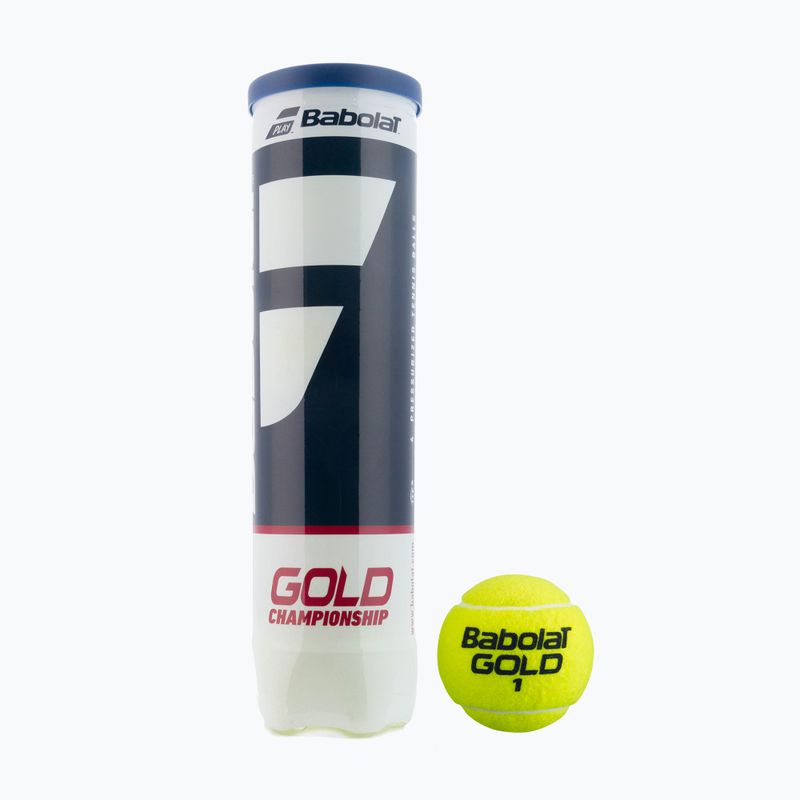 Palline da tennis Babolat Gold Championship 4 pezzi.