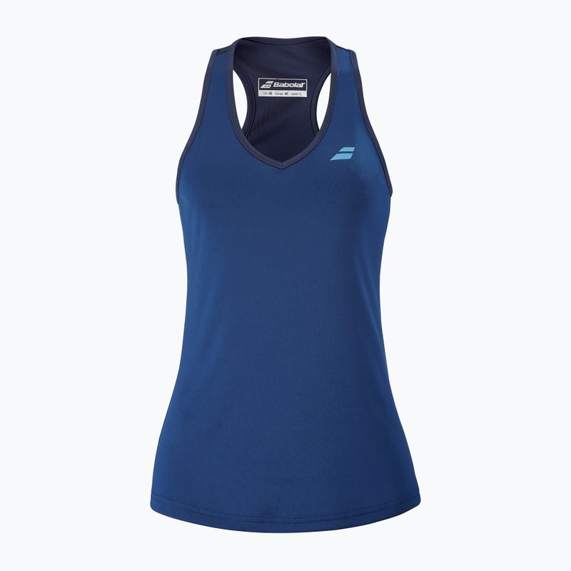 Maglietta da tennis Babolat da donna Play estate blu