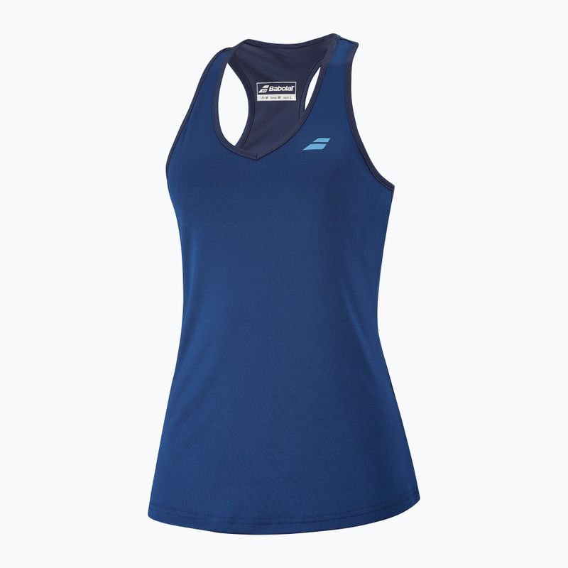 Maglietta da tennis Babolat da donna Play estate blu 2