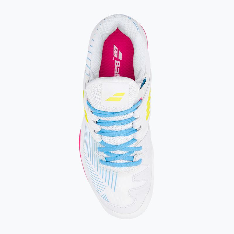 Scarpe da tennis Babolat donna 21 Propulse Fury AC bianco/zolfo primavera 6