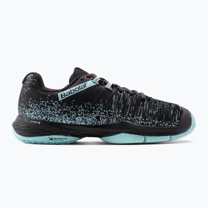 Babolat Sensa nero/tanager turchese scarpe da paddle da donna 2