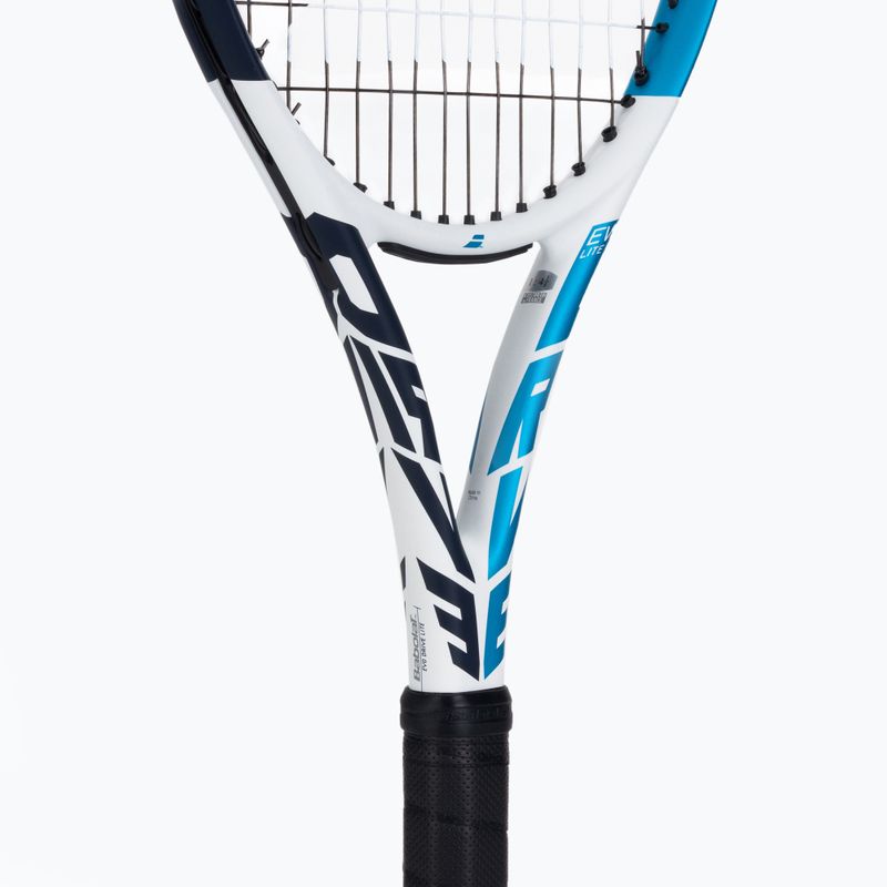Racchetta da tennis da donna Babolat Evo Drive Lite bianco/blu 3