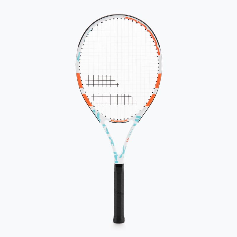 Racchetta da tennis da donna Babolat Evoke 102 N bianco/blu/arancio