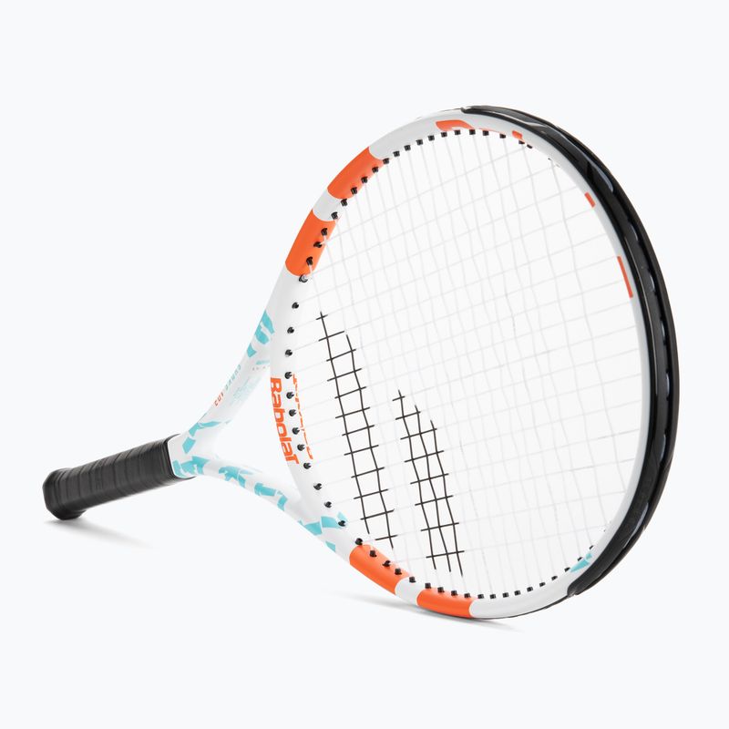 Racchetta da tennis da donna Babolat Evoke 102 N bianco/blu/arancio 2