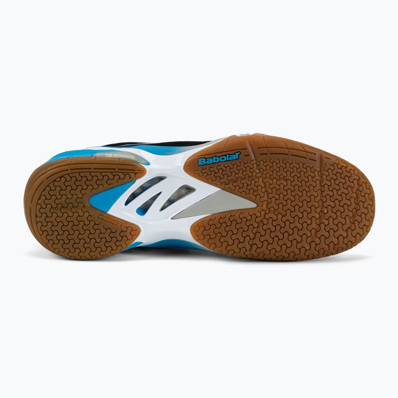 Scarpa da badminton da uomo Babolat 22 Shadow Tour nero/blu 4