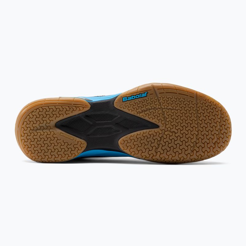 Scarpe da badminton da uomo Babolat 22 Shadow Team nero/blu 4