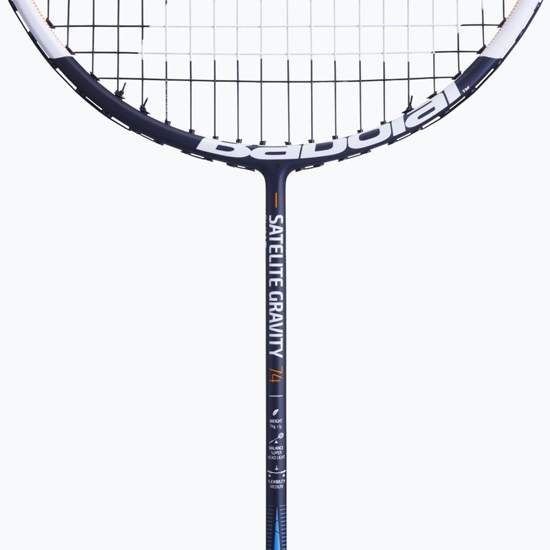 Racchetta da badminton Babolat Satelite Gravity 74 incordata FC 6