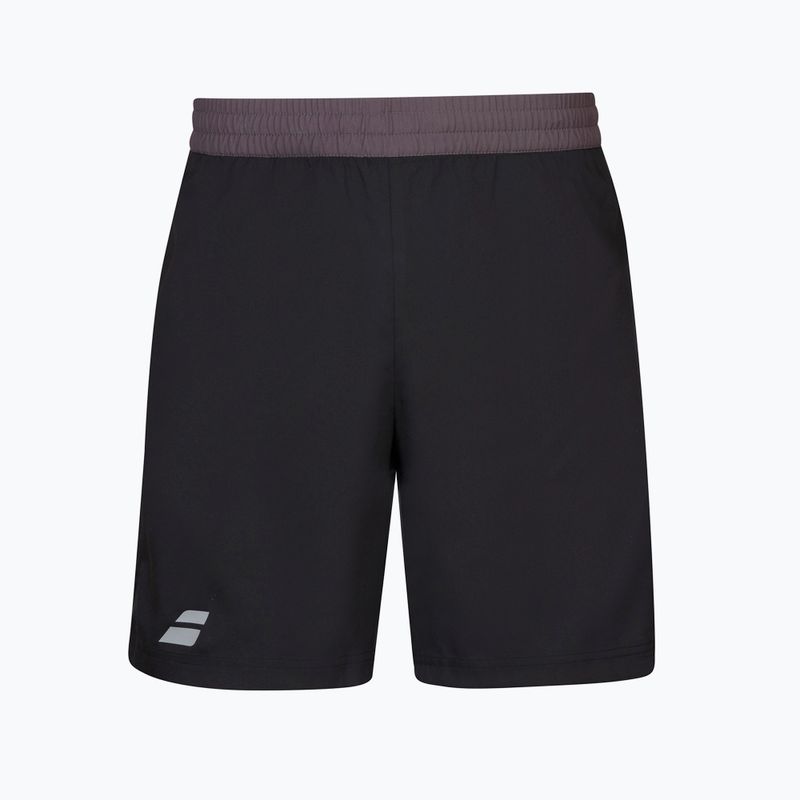 Pantaloncini da tennis Babolat Play da bambino nero/nero