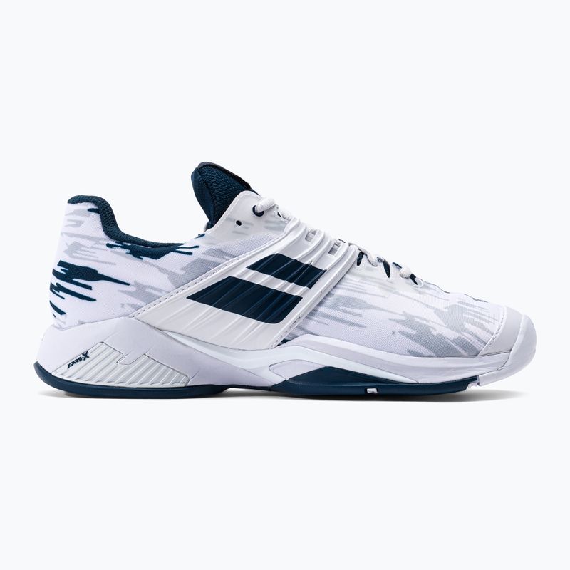 Scarpe da tennis da uomo Babolat 22 Propulse Fury AC bianco/blu scuro