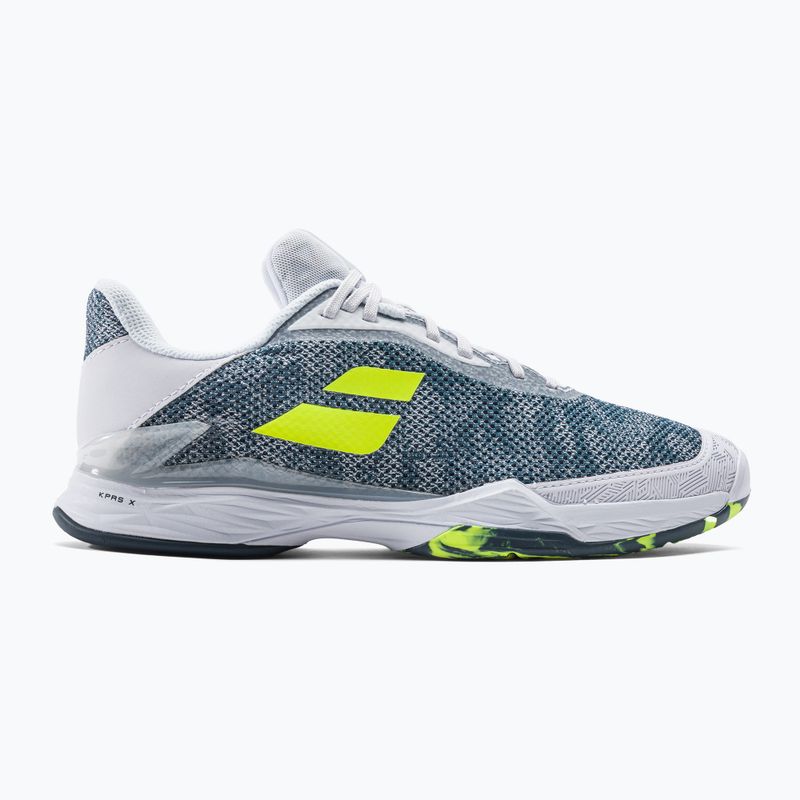 Scarpe da tennis da uomo Babolat 22 Jet Tere Clay bianco/blu scuro 2