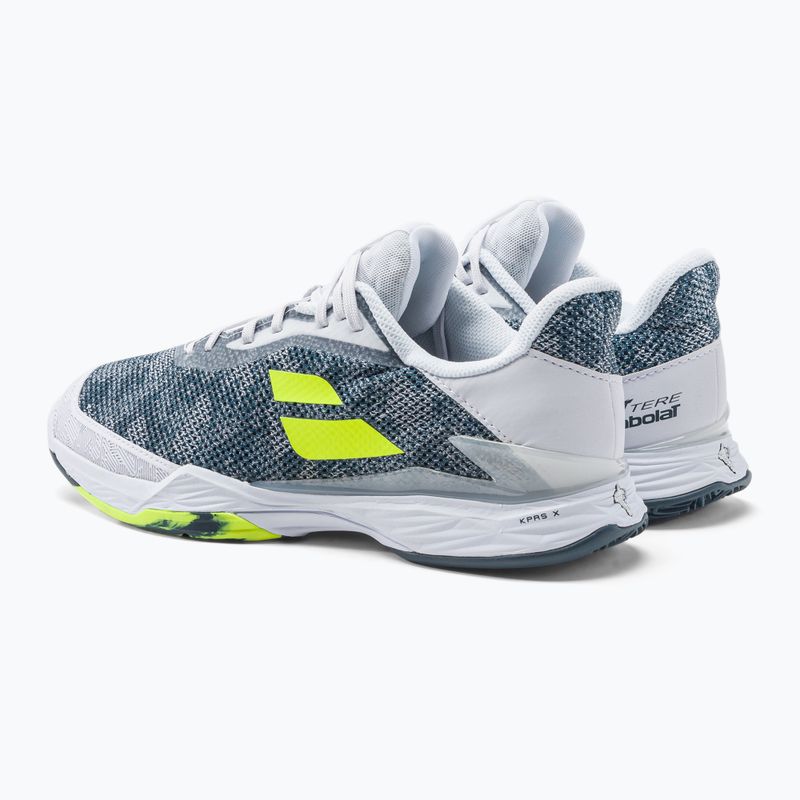 Scarpe da tennis da uomo Babolat 22 Jet Tere Clay bianco/blu scuro 3
