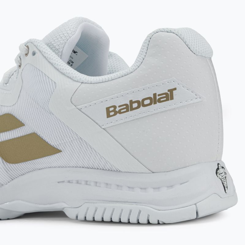Babolat scarpe da tennis uomo 22 SFX3 All Court Wimbledon bianco/oro 10