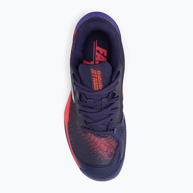 Babolat 22 Jet Mach 3 Clay scarpe da tennis per bambini con nastro blu 6