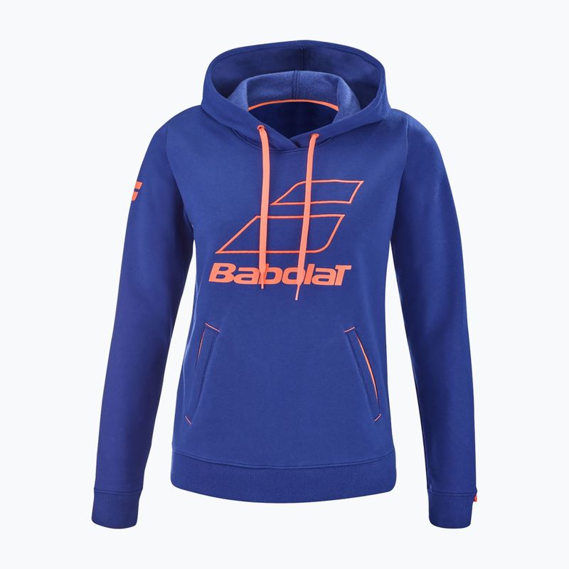 Felpa tennis donna Babolat Exercise Hood estate blu