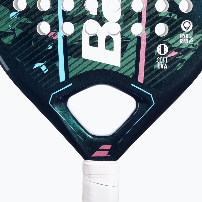 Racchetta da paddle Babolat Reveal da donna nero/verde/rosa/blu 9