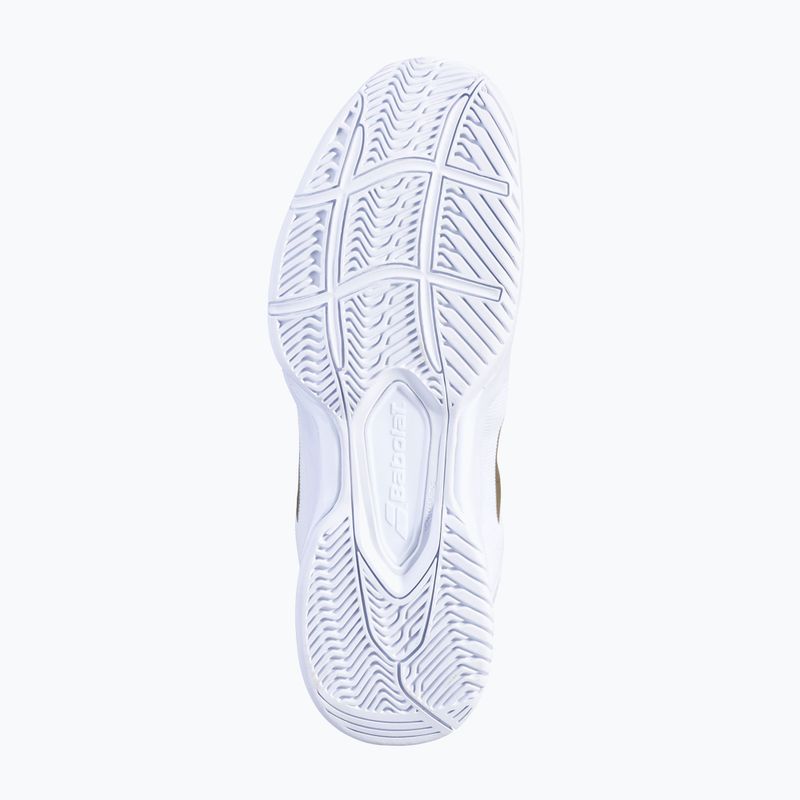 Scarpe da tennis Babolat donna SFX3 AC Wimbledon bianco/oro 13