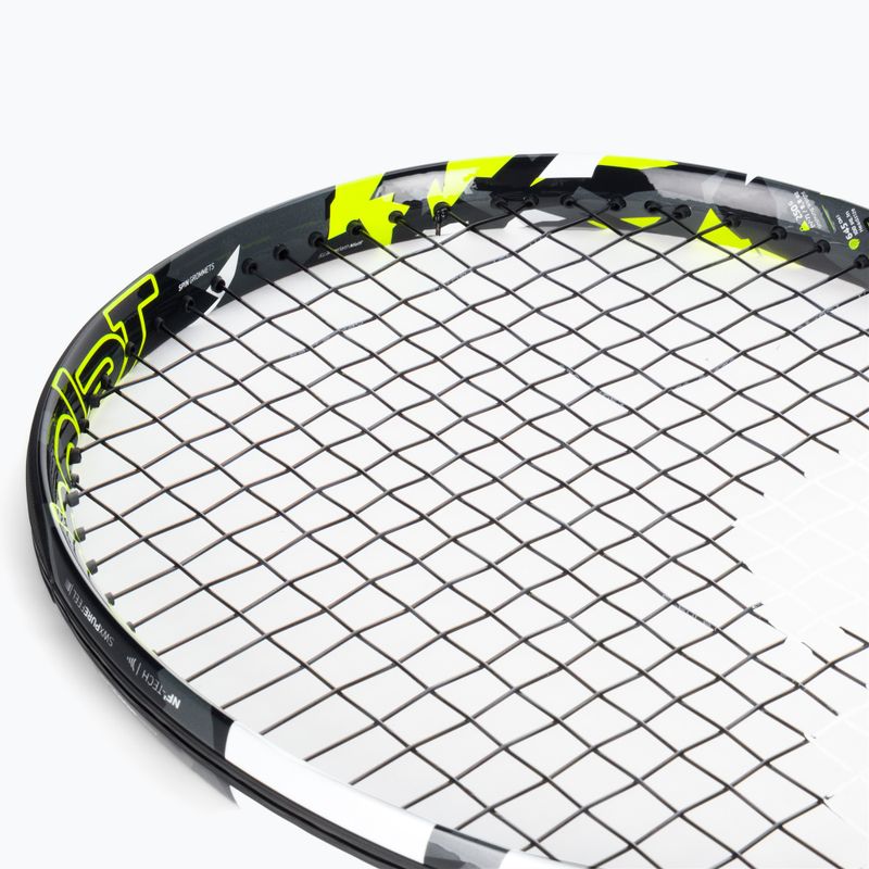 Racchetta da tennis Babolat Pure Aero Junior 26 grigio/giallo/bianco per bambini 6