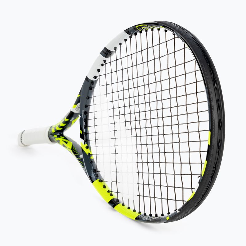 Racchetta da tennis Babolat Pure Aero Jr 25 per bambini grigio/giallo/bianco 2