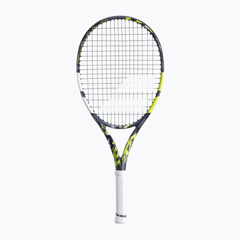 Racchetta da tennis Babolat Pure Aero Junior 25 grigio/giallo/bianco per bambini