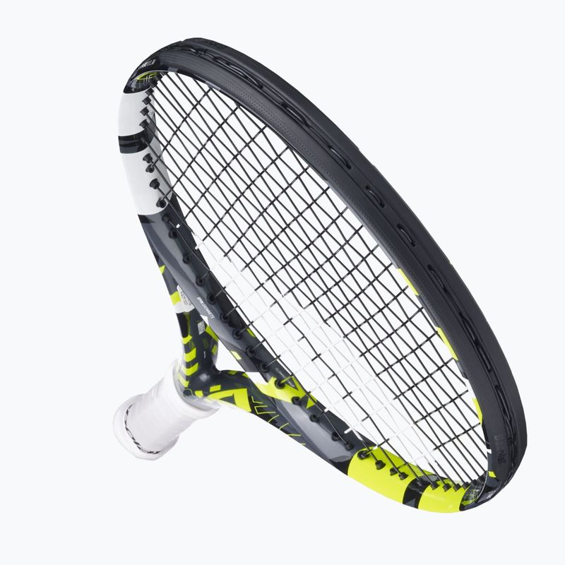 Racchetta da tennis Babolat Pure Aero Junior 25 grigio/giallo/bianco per bambini 5